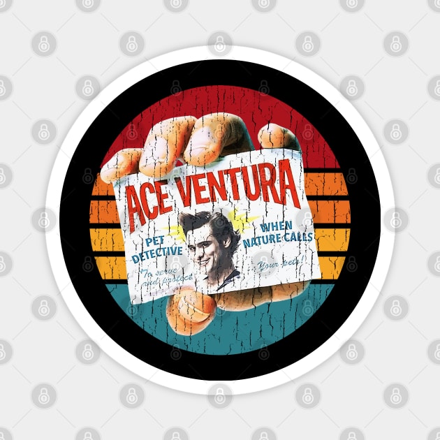 Vintage Ace Ventura Card Magnet by Fijakilsa